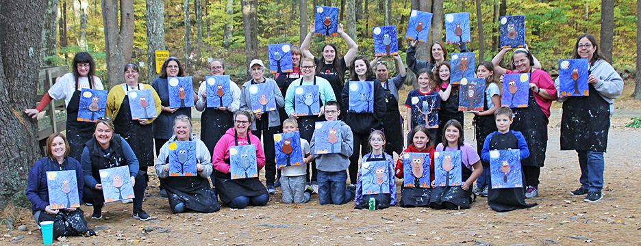 Paint n Sip at Partridge Hollow Camping Area